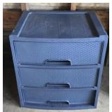 3-Drawer Plastic Storage Container