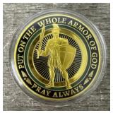 Pray Always Armor of God Token