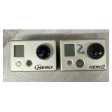 (2) Hero & Hero 2 Go Pros