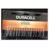 (16) AAA Duracell Batteries Sealed