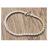 Sterling Silver Tennis Bracelet