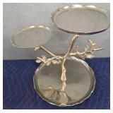3-Tier Metal Branch Serving Tray