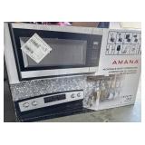 New Amana Above-Stove Microwave