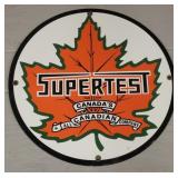 Canada's Supertest Metal Sign