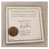 1909 Lincoln Cent w/ COA