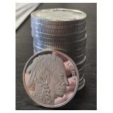 (20) 'COPY' Indian/Buffalo Tokens