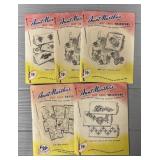 (5) Aunt Marthaï¿½s Vintage Hot Iron Transfers