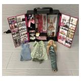 Barbie Case w/ Doll & Clothes