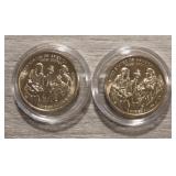 (2) US Mint Native American Dollars