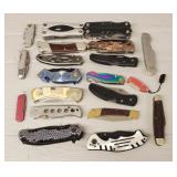 Variety of Pocket Knives