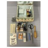 Small Assortment of Sewing Thread & Supplies