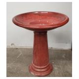 2-Pc Ceramic Bird Bath