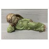 C5486 Ceramic Sleeping Angel Handcrafted Figurine