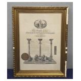 Framed 'The Grand Lodge' Certificate