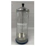 Barbicide Disinfectant Glass Jar