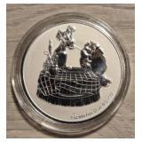 One Ounce Silver Round: Lady & the Tramp