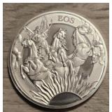 One Ounce Silver Round: EOS Chariot