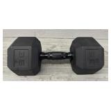 35lbs Rubber Coated Hex Dumbbell