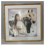 Maija 1994 Native Style Framed Art