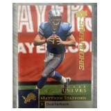 2009 UD Rookie Exclusives Matthew Stafford Card