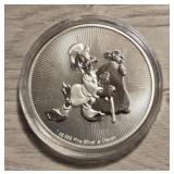 One Ounce Silver Round: Scrooge McDuck #2