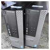 (2) Dell Optiplex 3020 Computers