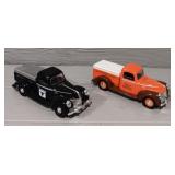 (2) Die-Cast Money Bank Pickups