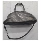 Greg Norman Black Leather Travel Bag