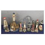Assortment of Lighthouse Figurines