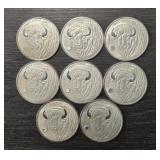 (8) 'COPY' Buffalo/Indian Princess Token