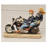 Skeleton Motorcycle Figurine