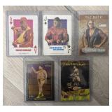 Rare Vintage Wrestling Cards- Hulk, Rock, Etc