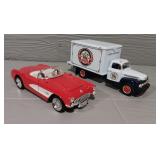 (2) Die-Cast Vet & Box Truck