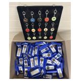 Large Assortment of Key Chains