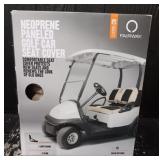 Neoprene Paneled Golf Car Seat Cover Sealed
