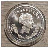5-Ounce Silver Round: Debasement