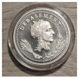 2-Ounce Silver Round: Debasement