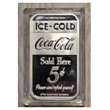 One Ounce Silver Bar: Coca-Cola