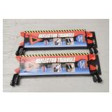 (2) Highway Reflector Triangles