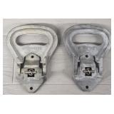 (2) Heavy Duty Fold-up Steps