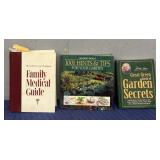 (3) Garden and Med Guide Books