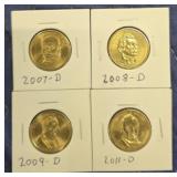 (4) Presidential Dollars