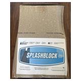 (12) Downspout Splash Blocks Sealed Case #2