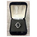 Sterling Silver Black Onyx Ring