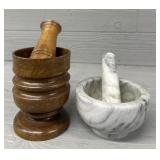 (2) Mortar and Pestle Sets