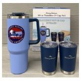 Tommy Bahama Tumbler and Cup Set
