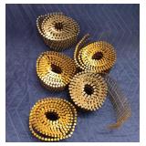Variety of Coils of Shank Siding Nails
