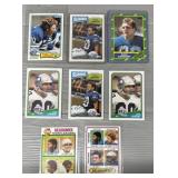 (8) Seahawks Steve Largent Football Cards