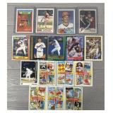 (16) Nolan Ryan & Pete Rose Baseball Cards