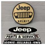 (2) Jeep Wall Decor Pieces